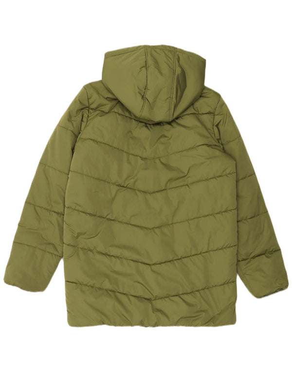 Abrigo acolchado con capucha para mujer Vans UK 46 Large Green