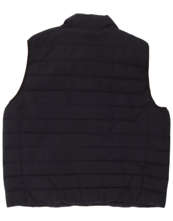 Calvin Klein Chaleco acolchado para hombre UK 44 2XL Poliéster azul marino