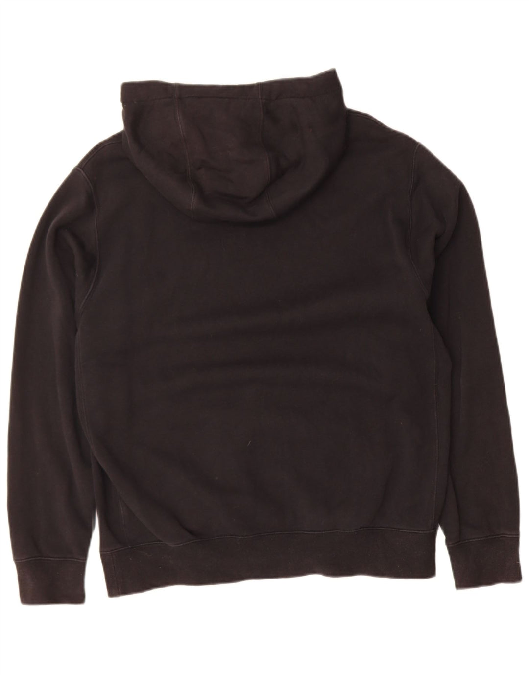 NIKE Mens Hoodie Jumper Medium Black Cotton