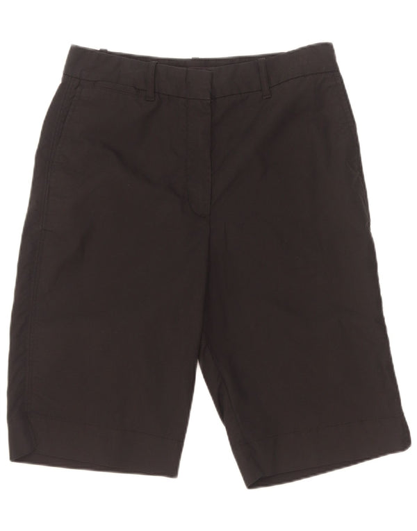 Marks & Spencer Pantalones cortos chinos para mujer UK 10 Small W28 Algodón negro