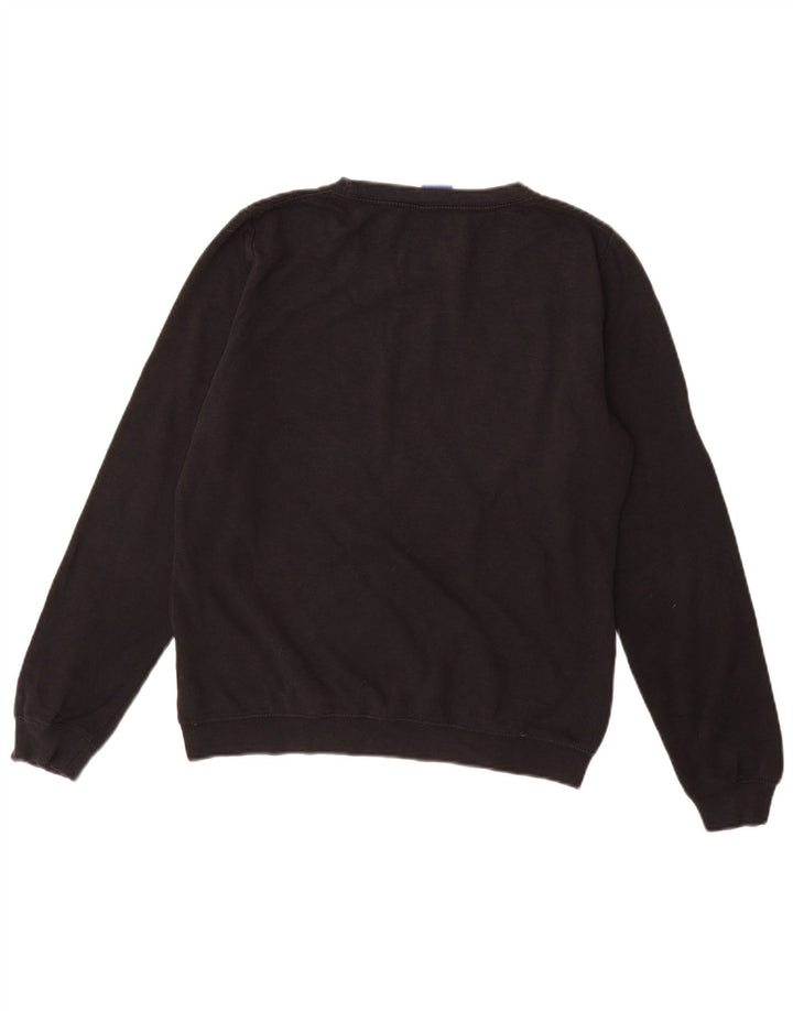 NIKE Sudadera gráfica para mujer, talla 40, talla mediana, algodón negro