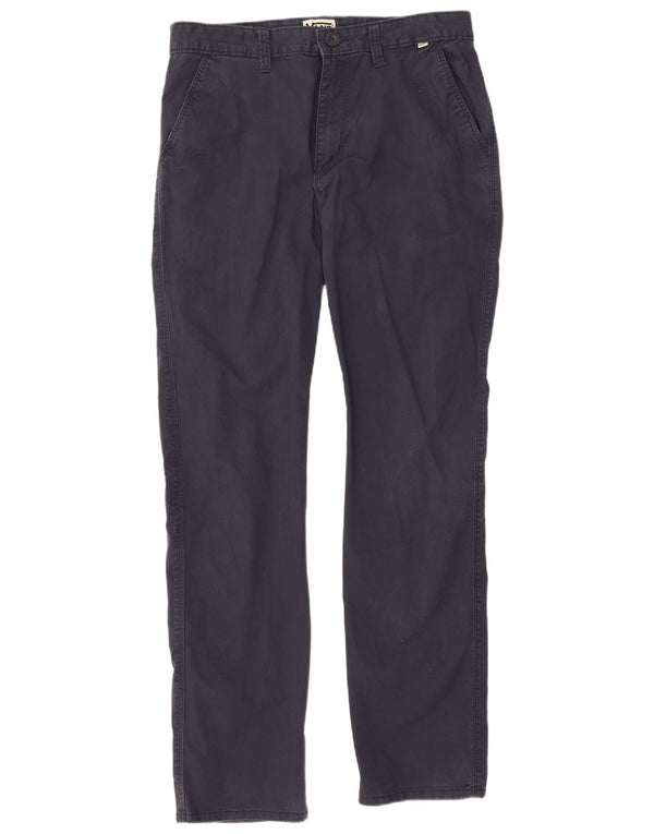 Pantalón chino recto Vans Hombre W30 L29 Algodón azul marino