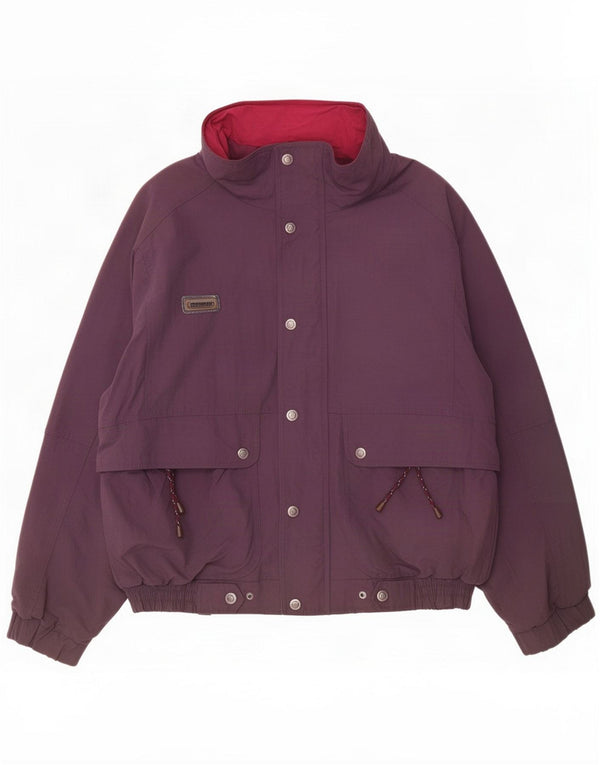 Chaqueta bomber Columbia para hombre ES 38 Mediana Púrpura Nylon