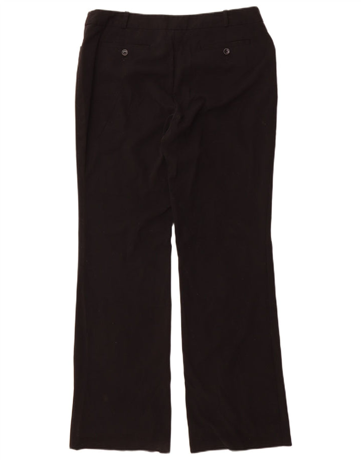 Mossimo Pantalones casuales con corte de bota para mujer US 10 Large W34 L32 Poliéster negro