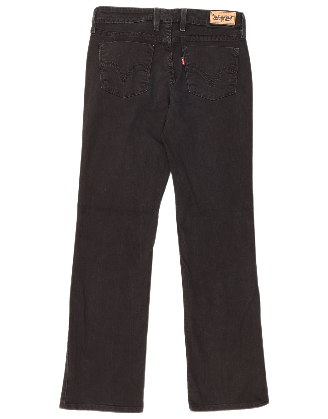 Levi's Mujer 627 Vaqueros Rectos W29 L30 Algodón Negro