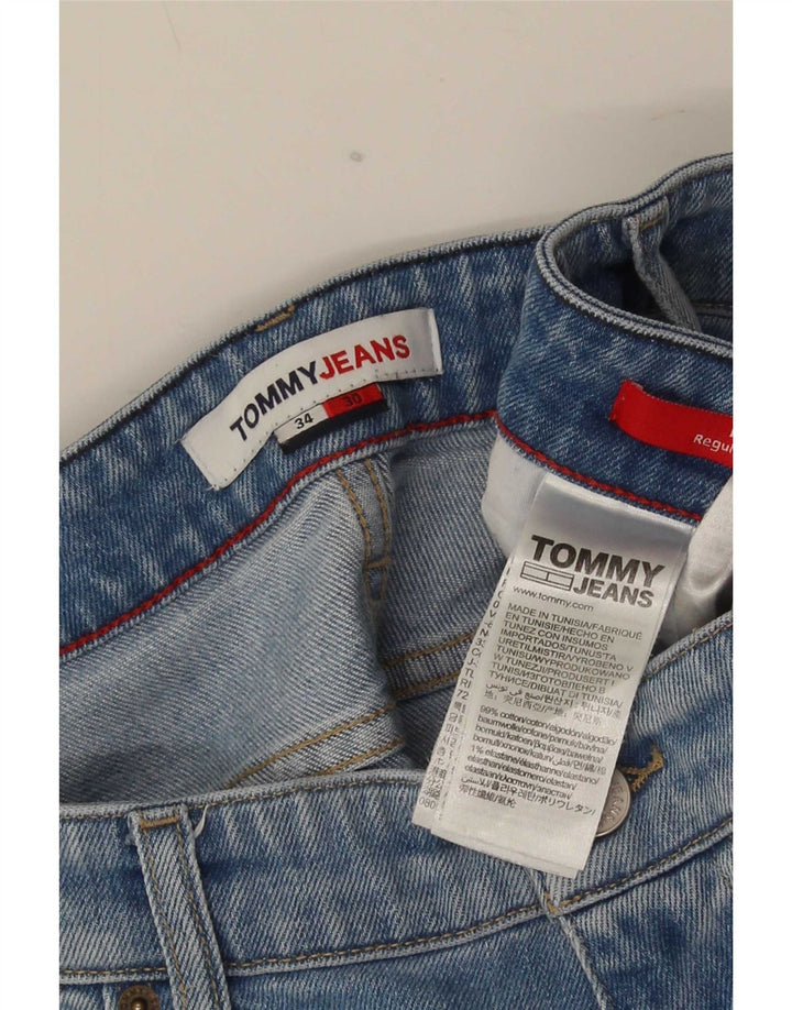 Tommy Hilfiger Vaqueros rectos regulares para hombre W34 L27 Algodón azul