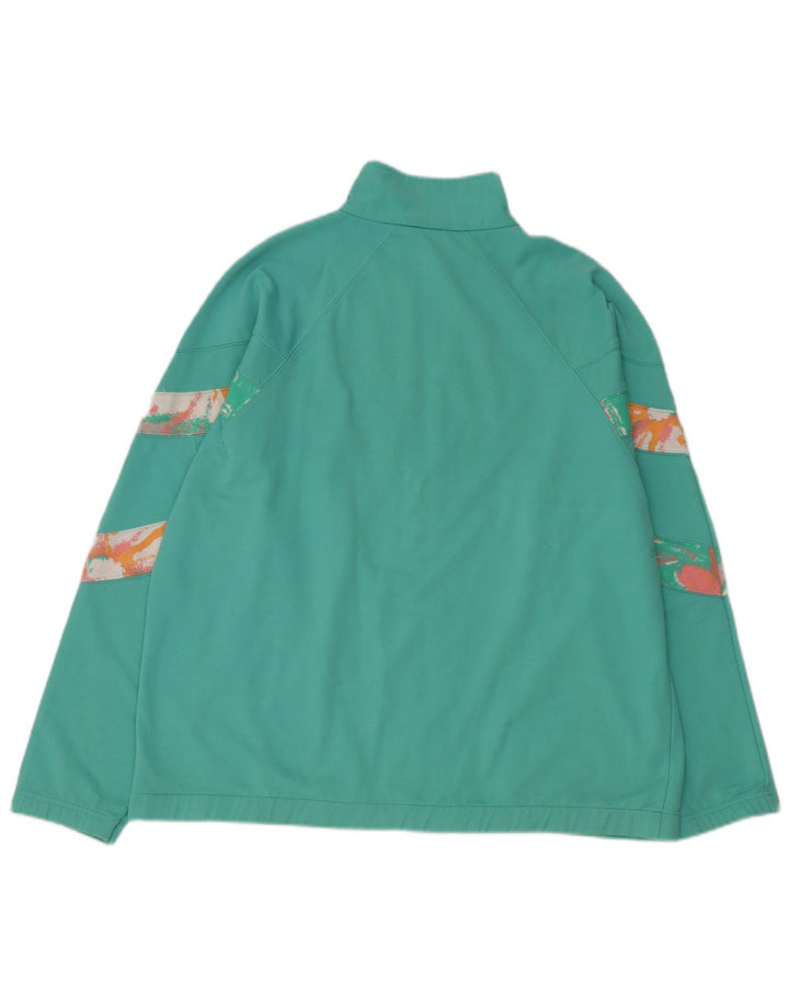 Chaqueta superior de chándal C&A Rodeo para mujer IT 44 Medium Blue Colourblock