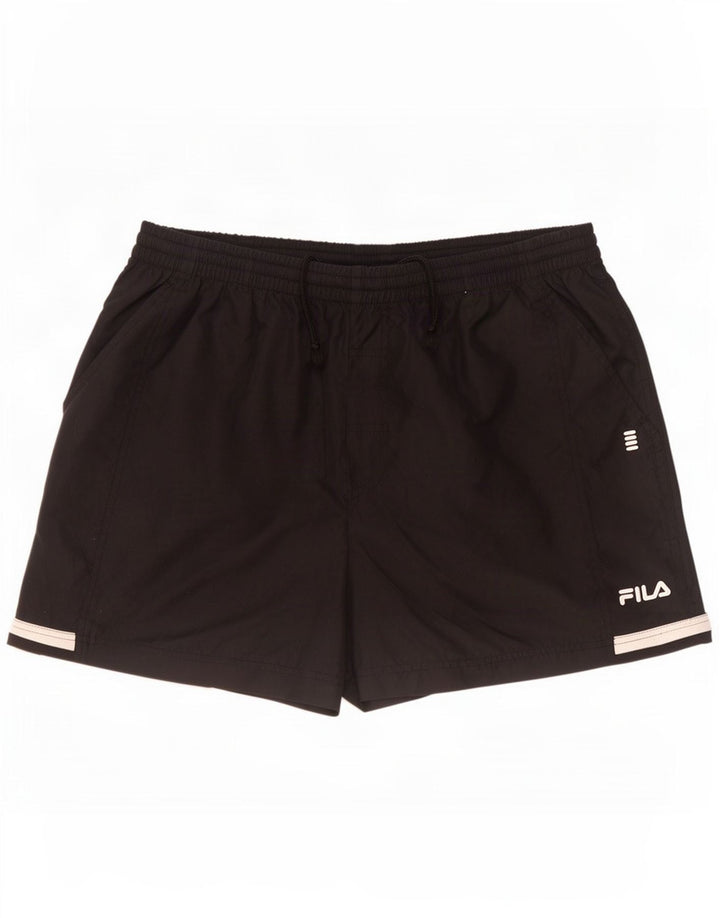 Fila Shorts deportivos para hombre IT 56 XL Poliéster color block negro