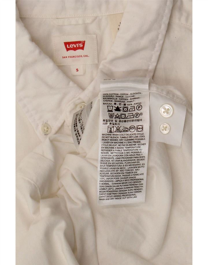 Camisa Levi's Hombre Pequeña Algodón Blanco