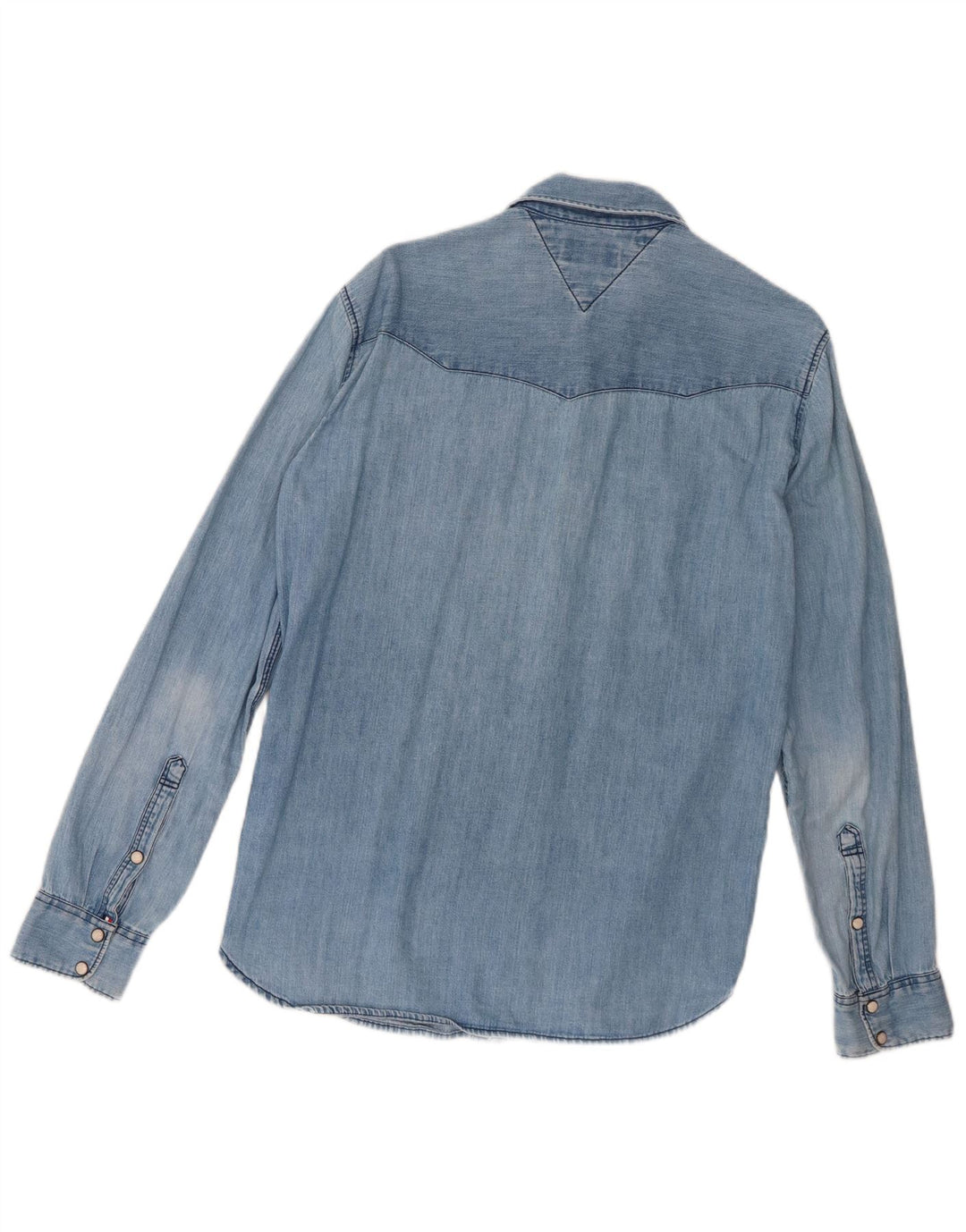 Tommy Hilfiger Camisa Vaquera Pequeña De Algodón Azul | Hombre