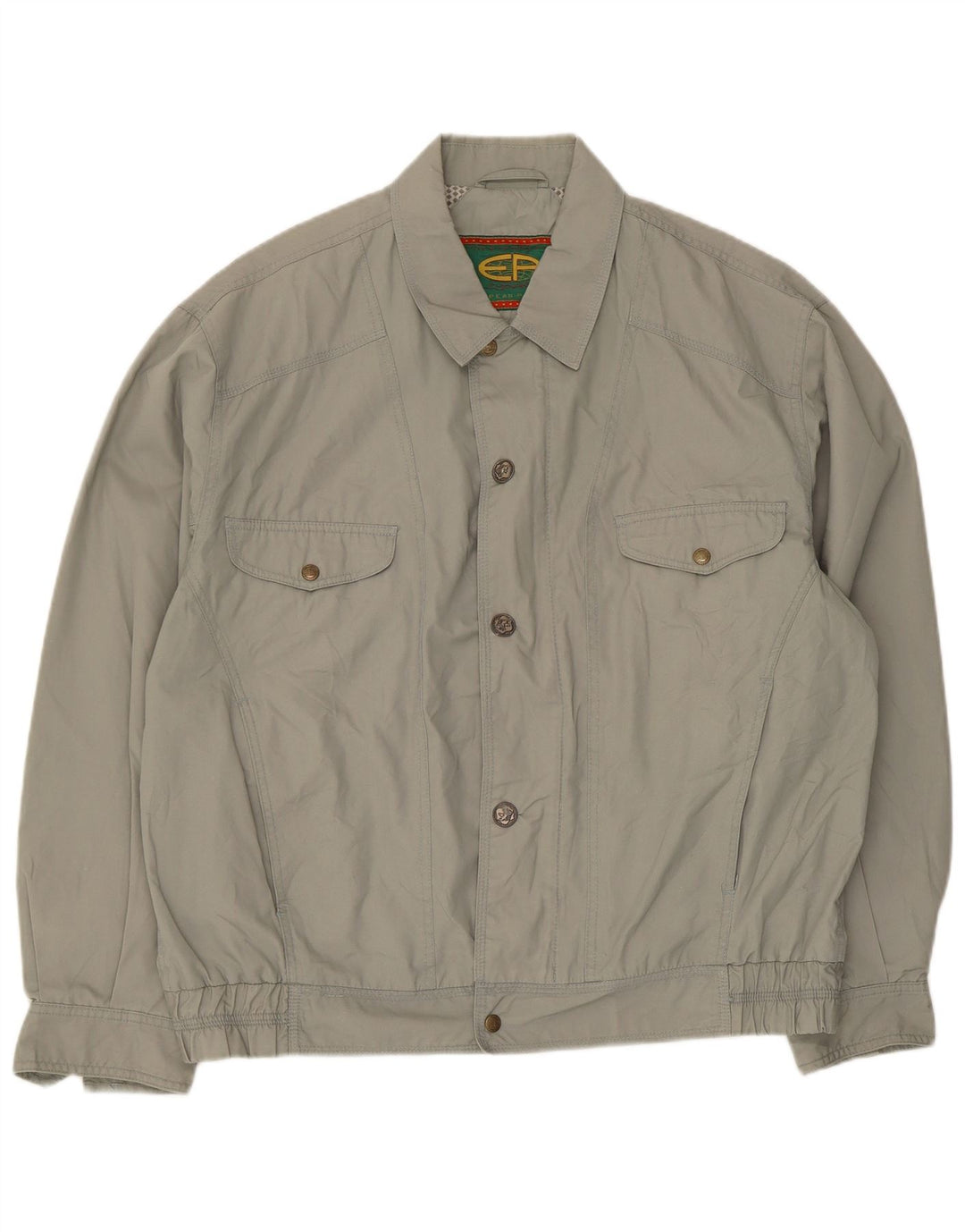 Proyecto Europeo Chaqueta Bomber Para Hombre Talla 40 Grande Gris
