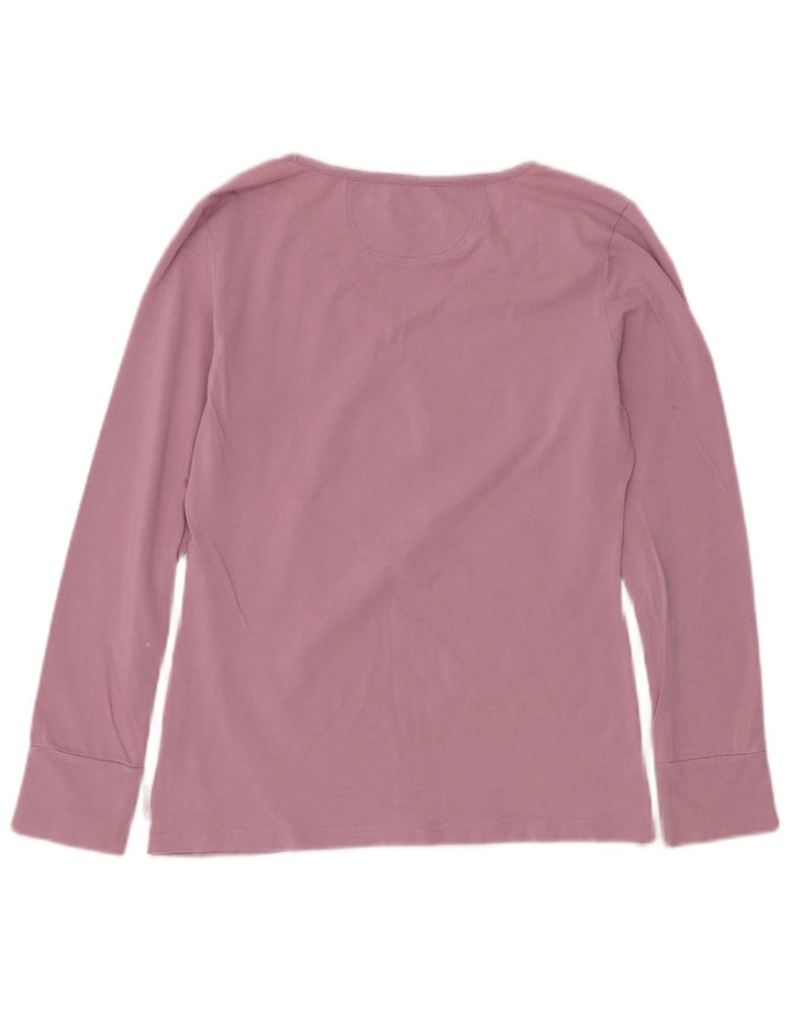 CHAMPION Top gráfico Heritage Fit para mujer de manga larga UK 40 XL Púrpura