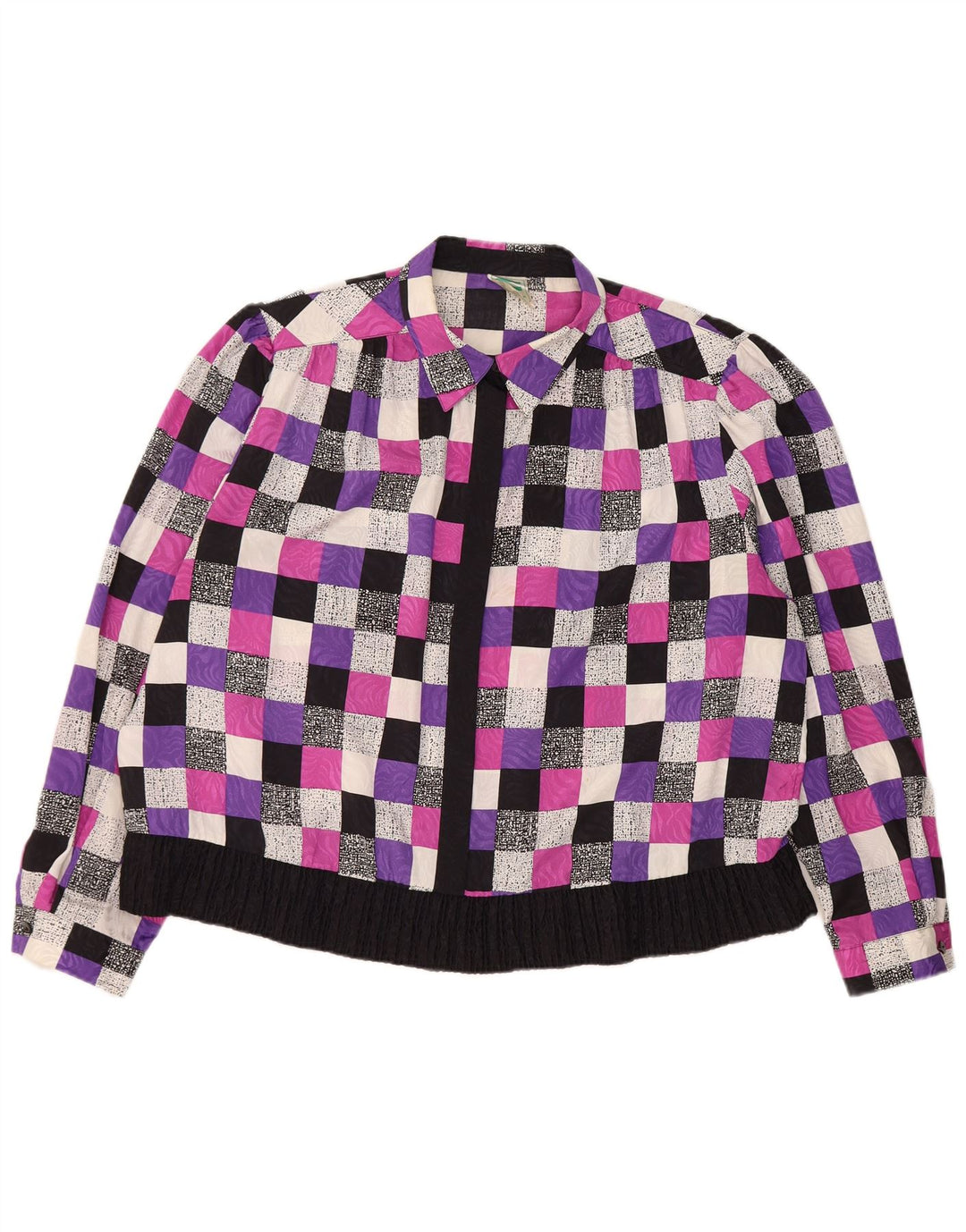 Frankenwalder Blusa de manga larga para mujer IT 48 XL Multicolor