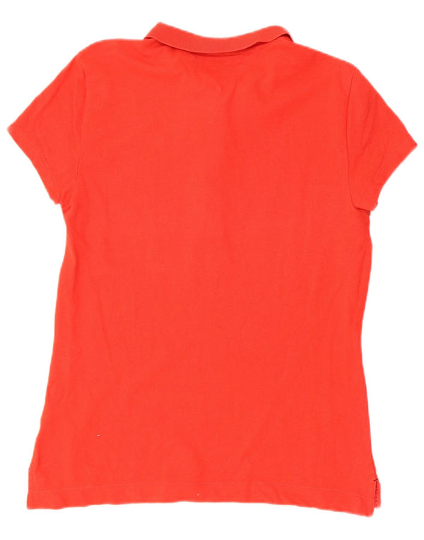 Tommy Hilfiger Polo de Manga Corta Regular Fit para Mujer UK 40 XL Rojo