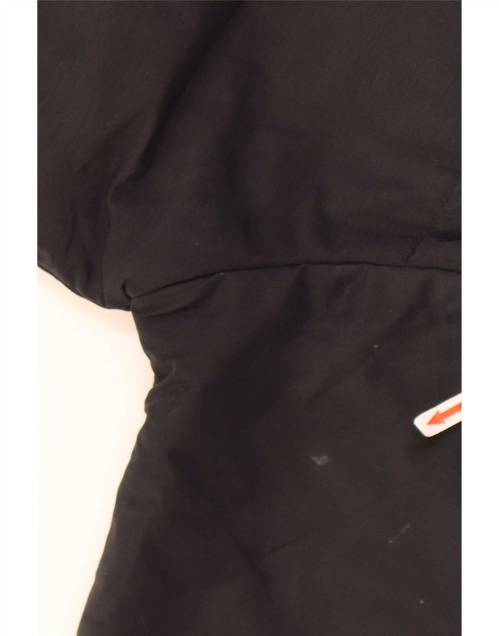 Asics - Parka con capucha para hombre, talla 40, color negro