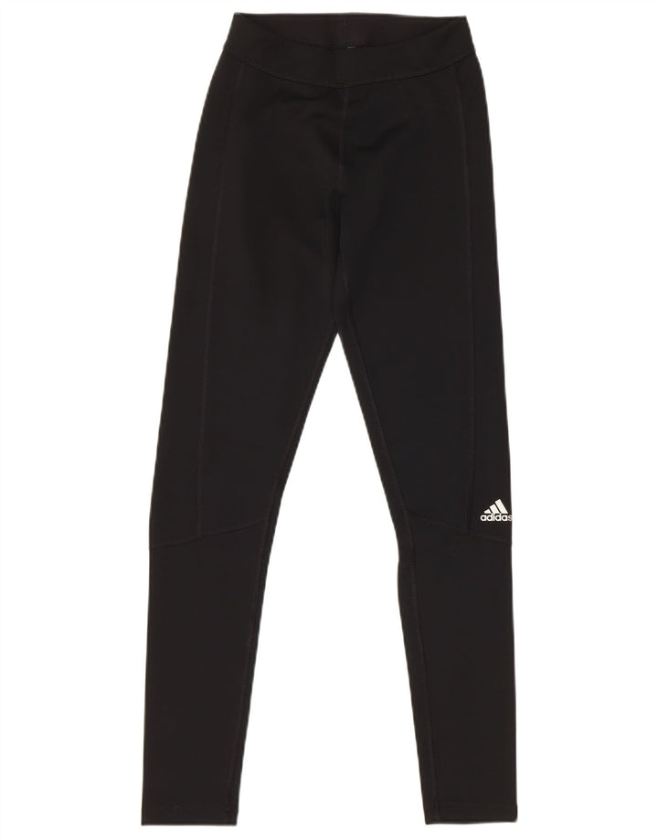 Adidas Leggings Climalite para mujer UK 4 XS Poliéster negro