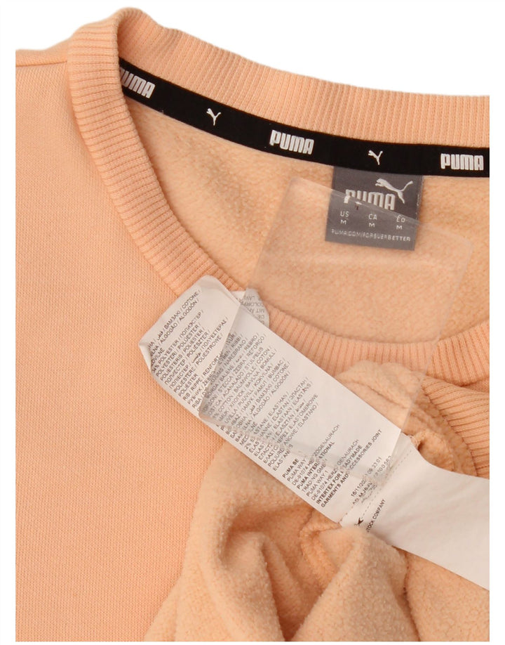 Puma Mujer Graphic Sudadera Jumper UK 14 Medio Rosa Algodón