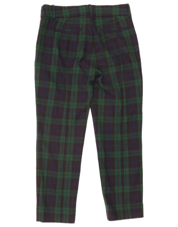 J. Crew Cameron - Pantalones cortos para mujer, talla 6, mediana, W30, L26, cuadros verdes