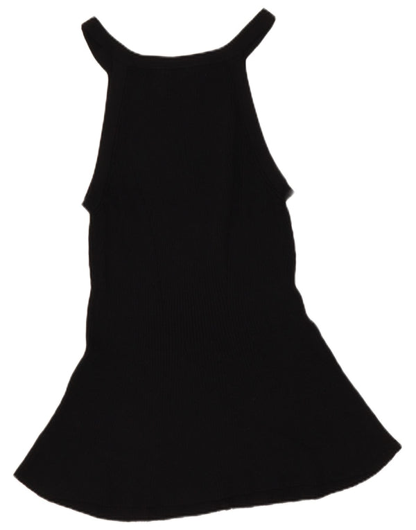 Massimo Dutti Top sin mangas regular para mujer UK 44 Medium Black
