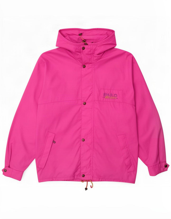 Chaqueta cortavientos con capucha para mujer River IT 44 Rosa medio