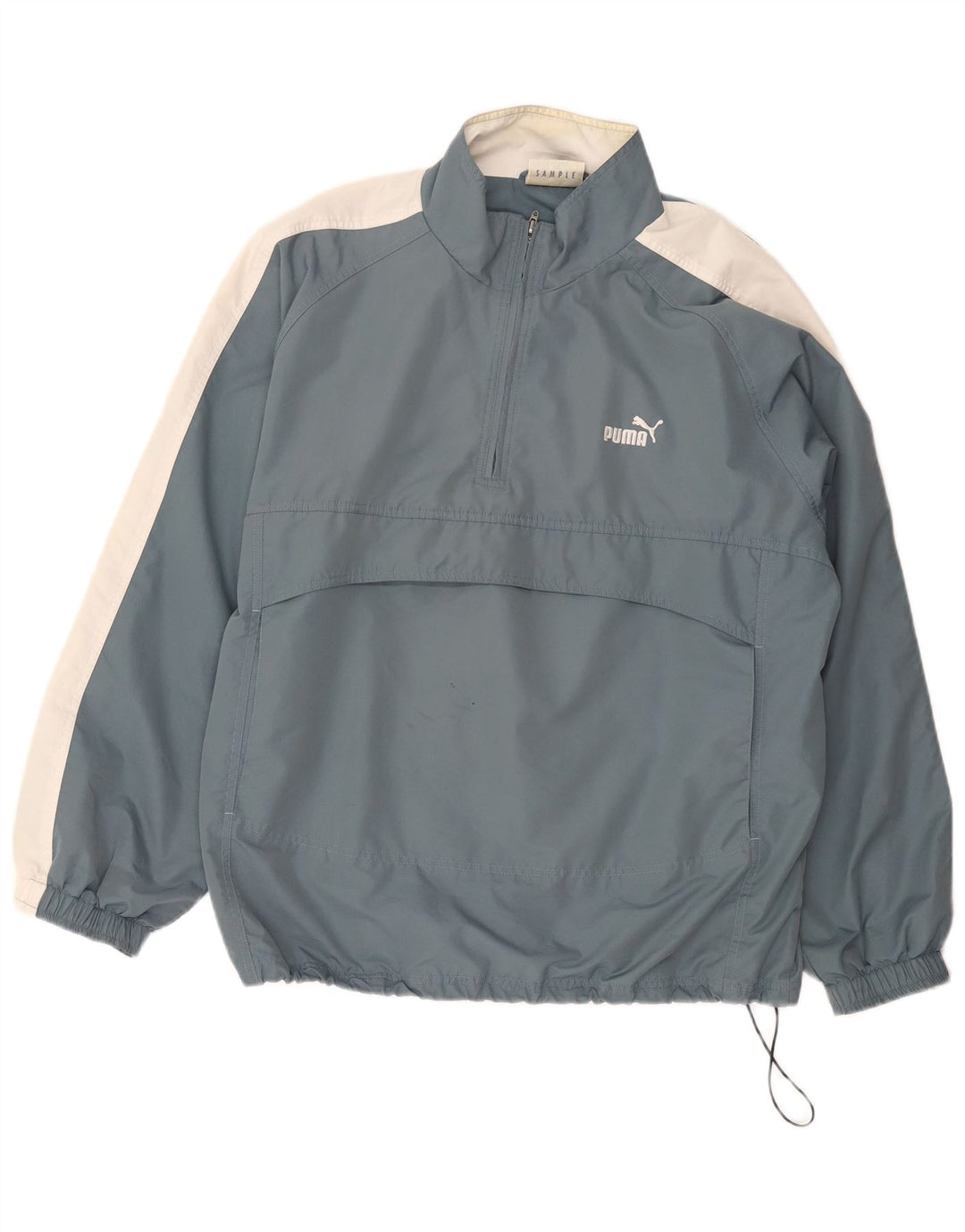 Puma Chaqueta anorak holgada para hombre UK 38 Azul medio Colorblock