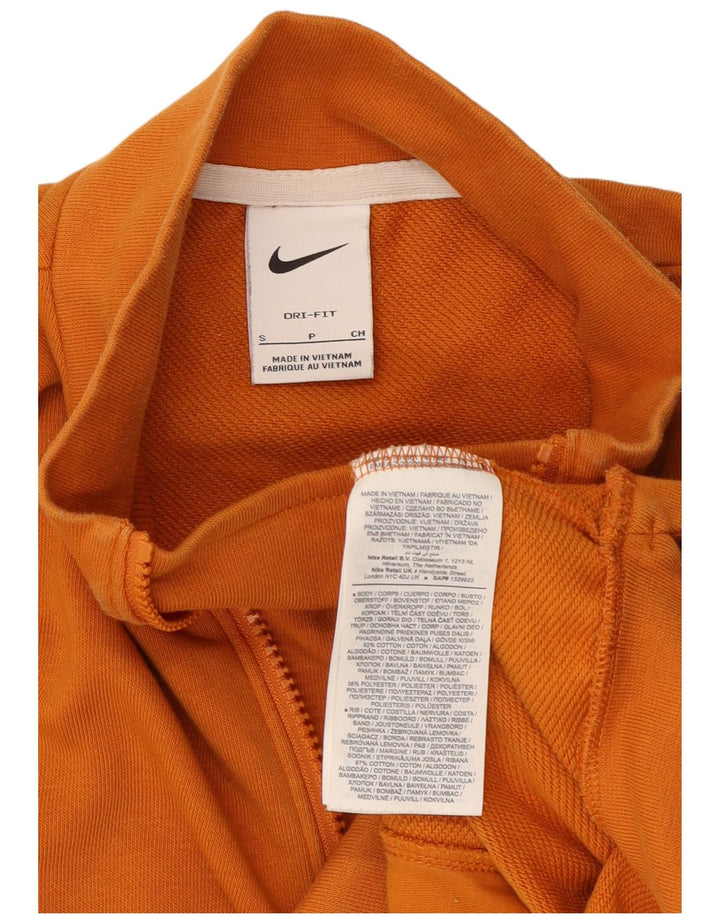 Nike Dri Fit Graphic Sudadera de gran tamaño para mujer, talla 10, color naranja