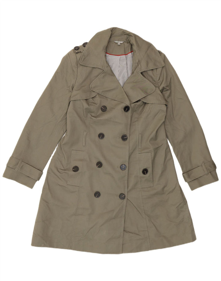 Marks & Spencer Gabardina para mujer UK 44 Algodón caqui medio