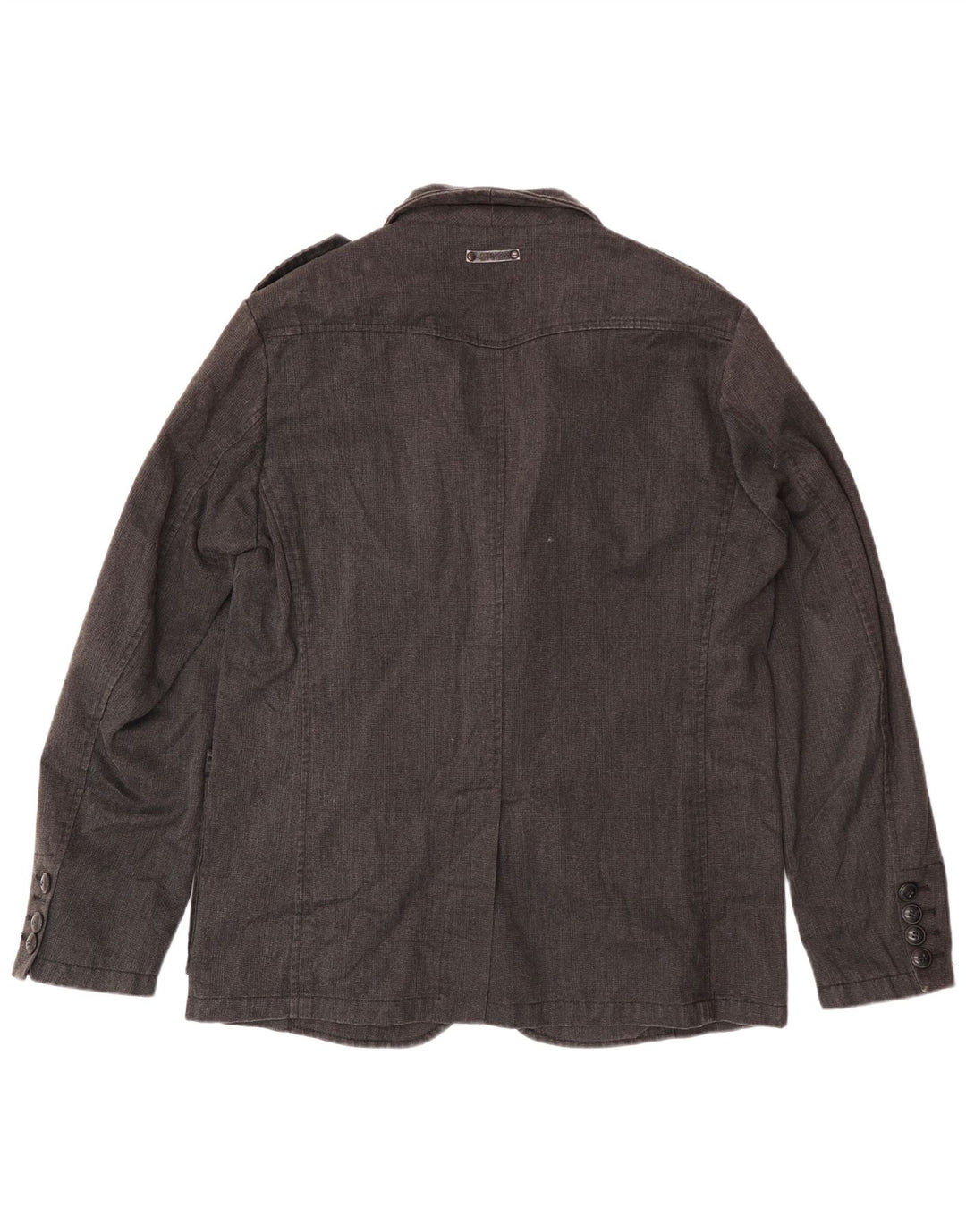 Marlboro Classics Chaqueta utilitaria para hombre EU 50 Grande Algodón negro