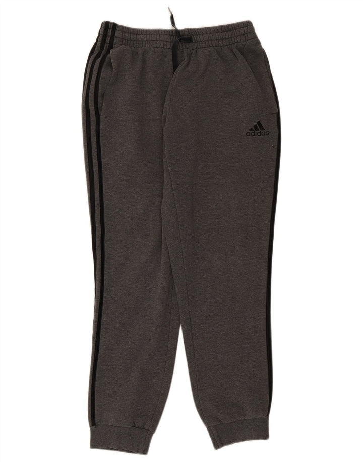 Adidas Hombre Pantalones De Chándal Joggers Gris Medio Algodón