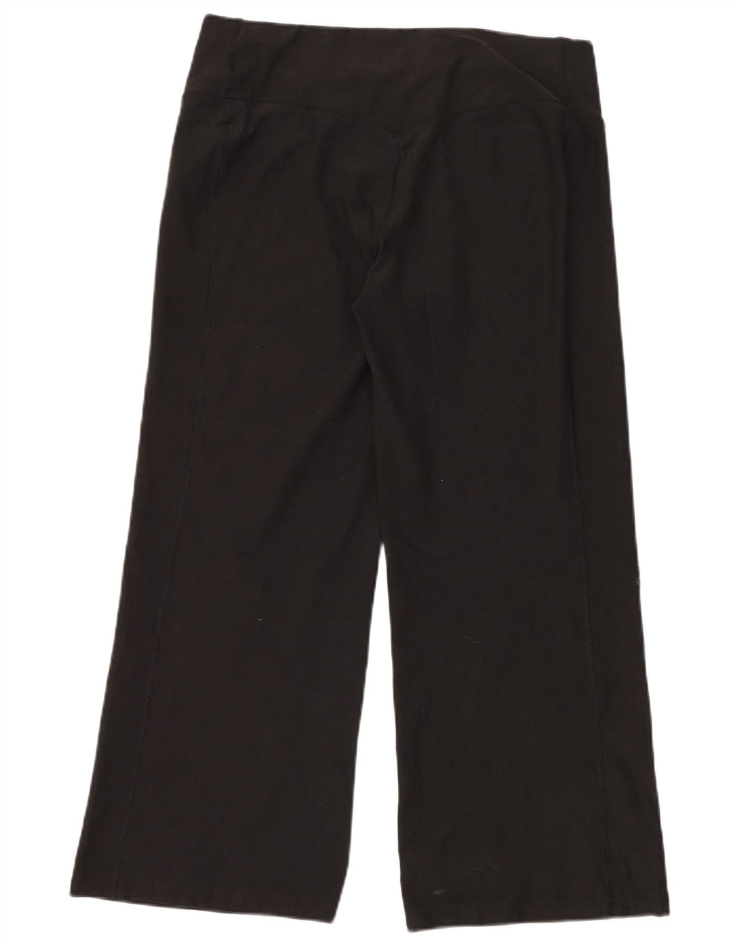 NIKE Mujer Dri Fit Chándal Pantalones UK 40 Grande Poliéster Negro