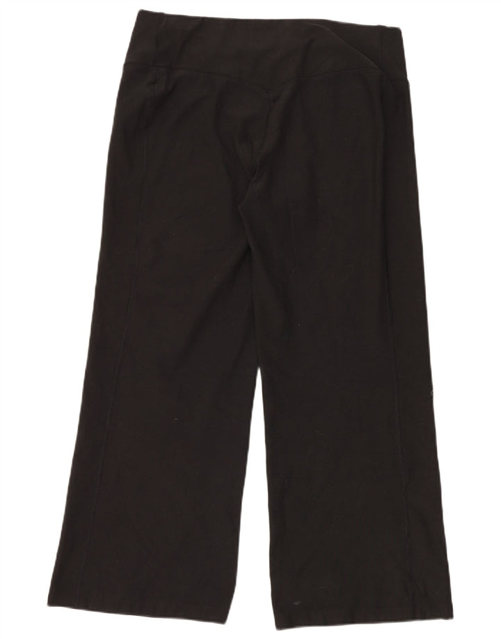 NIKE Mujer Dri Fit Chándal Pantalones UK 40 Grande Poliéster Negro