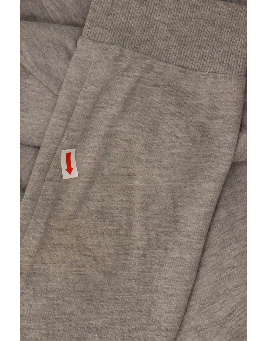 ADIDAS Sudadera con capucha y cremallera gráfica para mujer UK 8/10 Small Grey Cotton