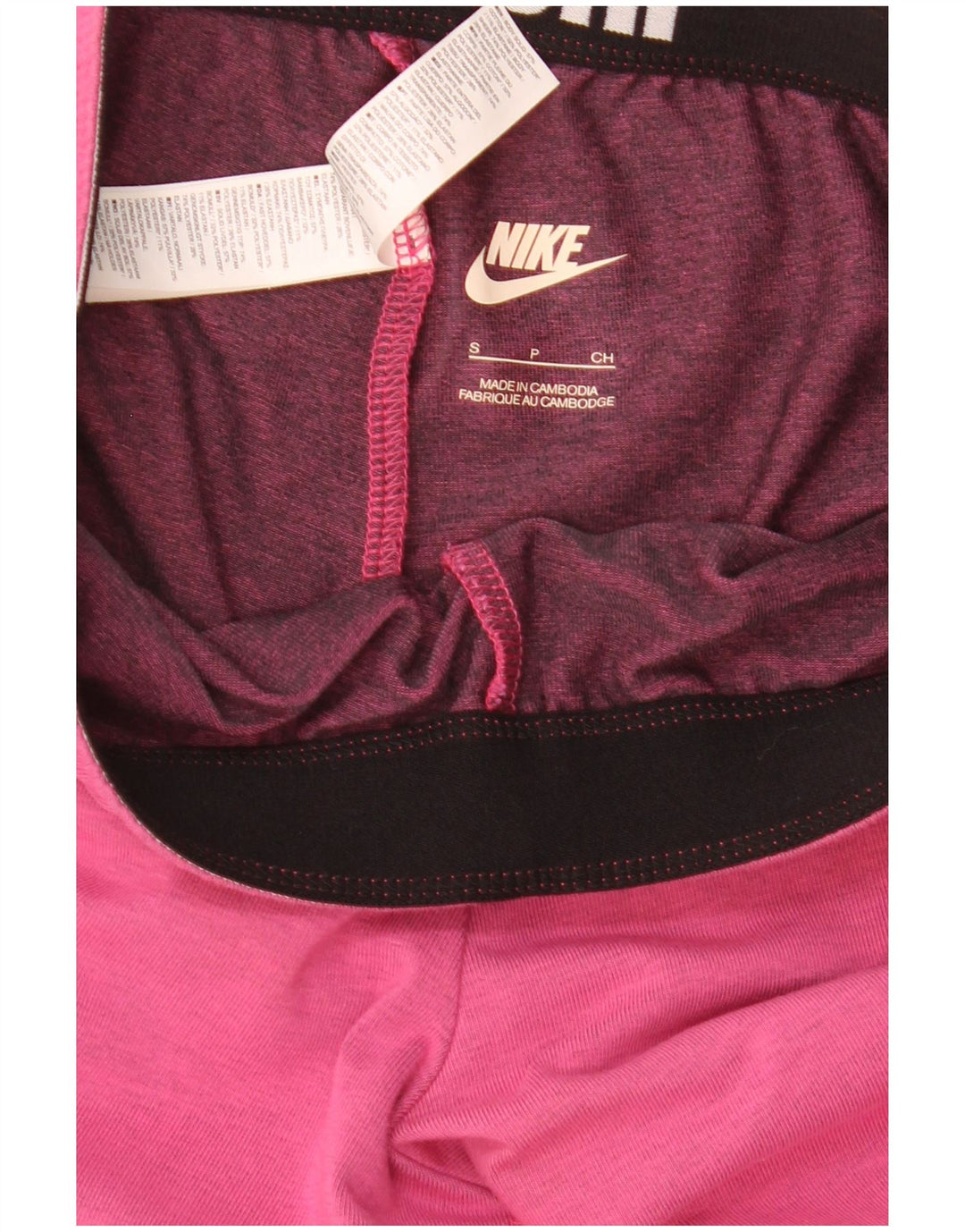 Nike Leggings gráficos para mujer UK 8 Small Pink Cotton