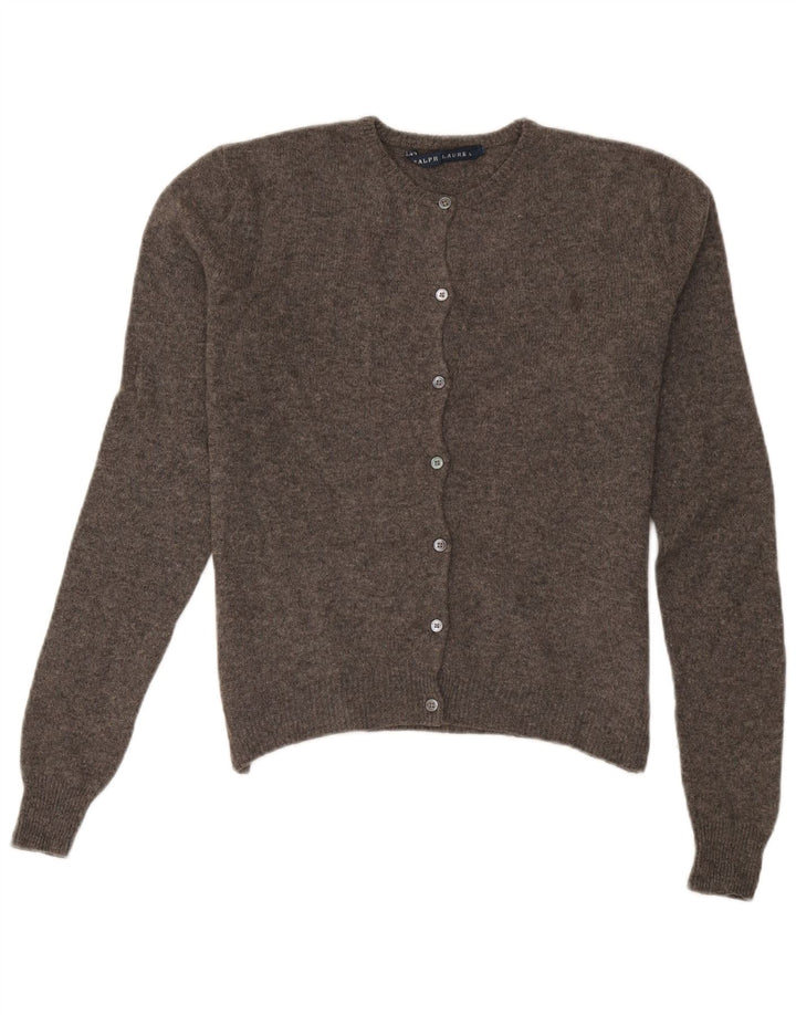Ralph Lauren - Cárdigan para mujer, talla grande, lana gris, Reino Unido 16