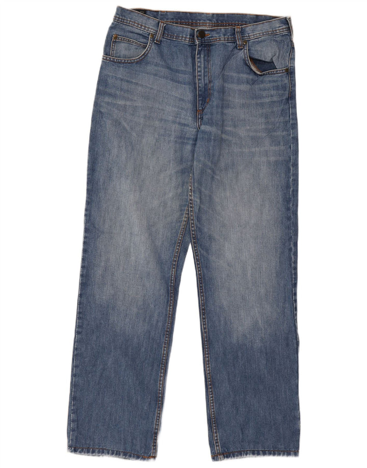 Lee Vaqueros Rectos Brooklyn Para Hombre W36 L31 Algodón Azul