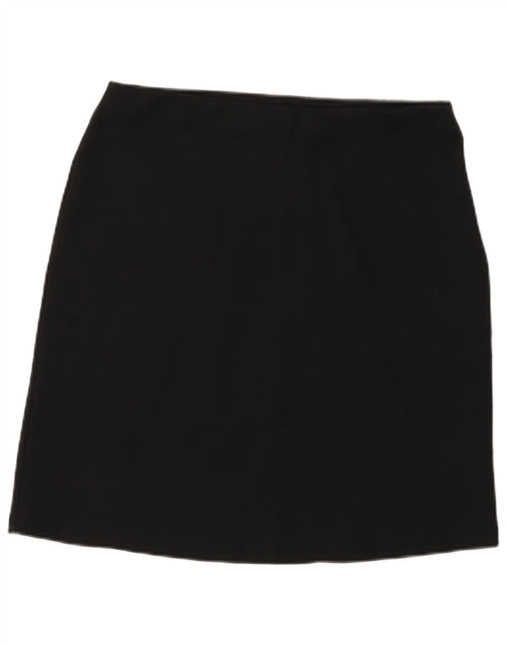 Marks & Spencer Minifalda para mujer UK 12 Medium W32 Viscosa negra