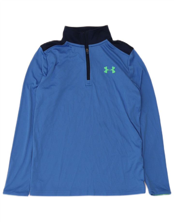 Under Armour Camiseta de chándal con gráfico gráfico para niños 9-10 años Azul medio