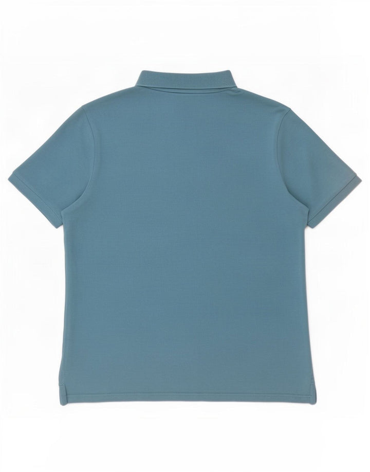 Polo Nike Hombre Grande Azul Algodón