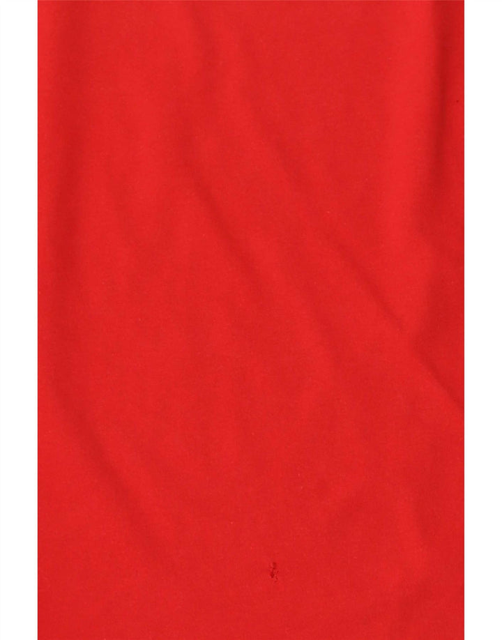 Replay Camiseta Hombre Manga Larga Algodón Rojo Mediano
