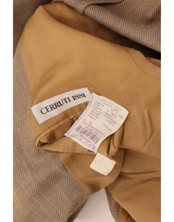 Cerruti 1881 Chaqueta tipo blazer de 3 botones para hombre IT 54 2XL Lana beige