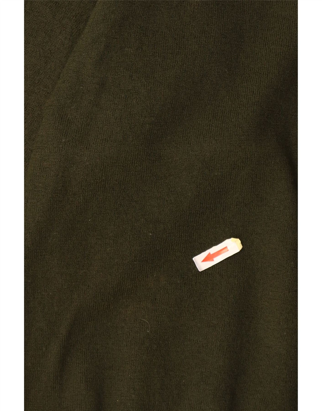 Stefanel Suéter con cuello alto para mujer, talla 40, color caqui