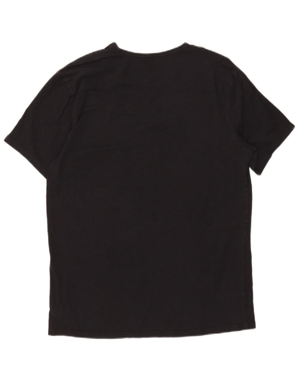 Calvin Klein Mens T-Shirt Top Large Black Cotton