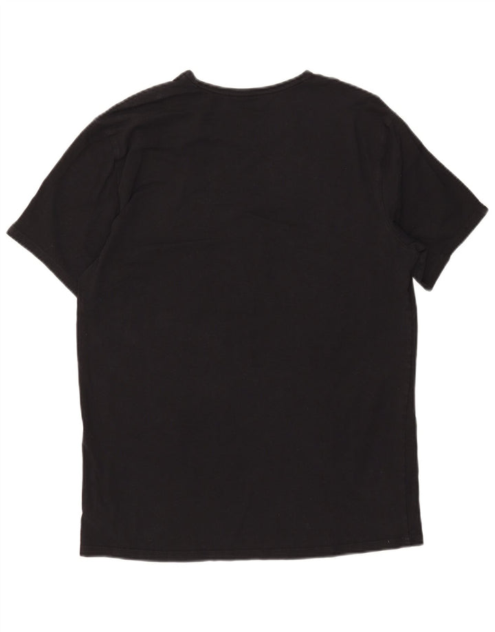 Calvin Klein - Camiseta para hombre, talla grande, algodón negro