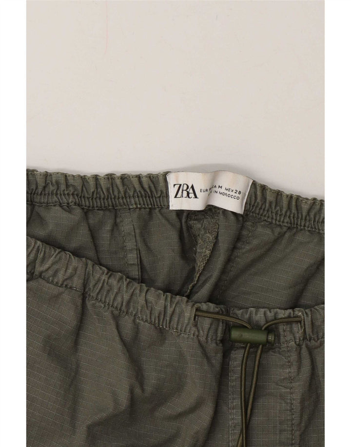 Zara Mujer Maxi Falda Mediana W28 Caqui