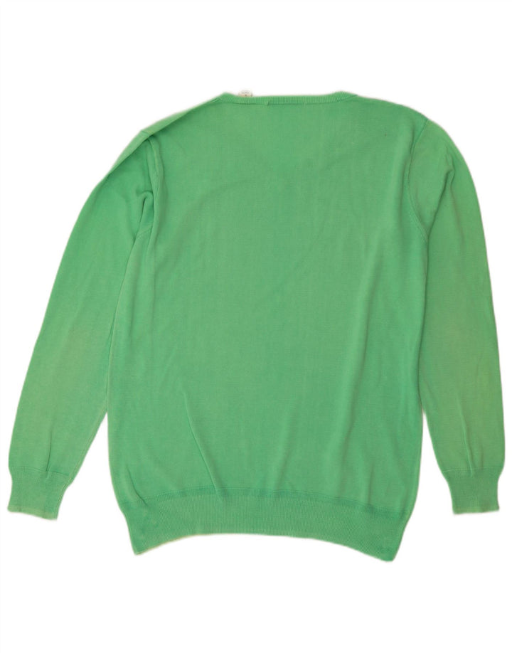 SCOTCH & SODA Jersey con cuello en V para hombre Large Green