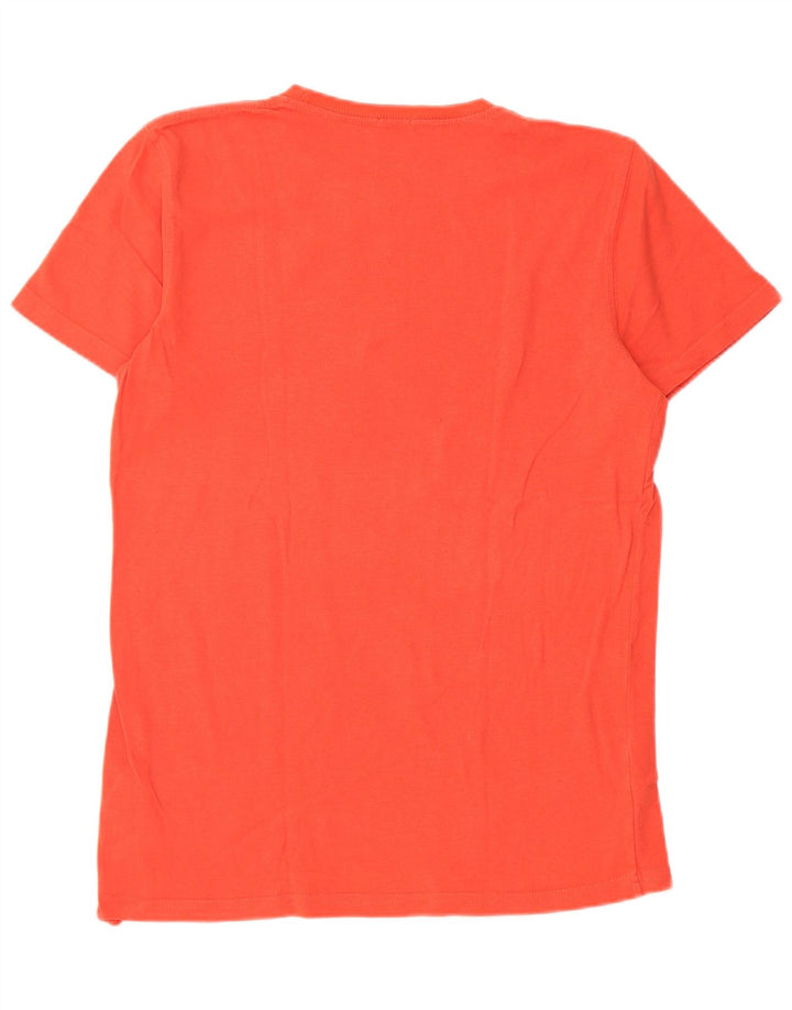 Tommy Hilfiger Camiseta gráfica para hombre Top Naranja mediano