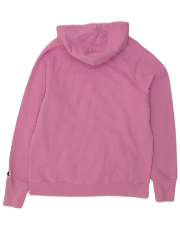 Champion Sudadera con capucha gráfica para mujer UK 14 Medium Pink