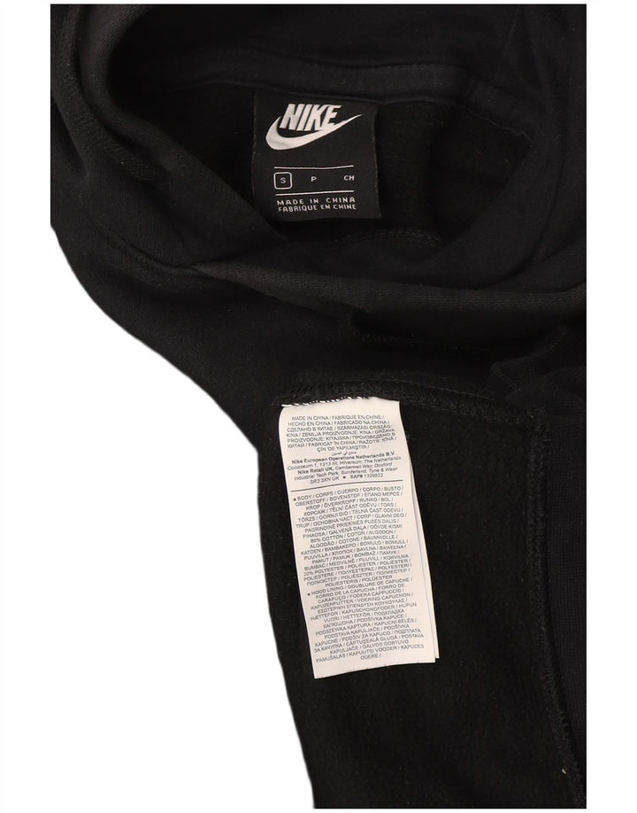 Nike - Sudadera con capucha para hombre, talla pequeña, algodón negro