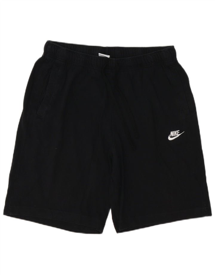 Nike - Pantalones cortos deportivos para hombre, talla grande, algodón negro