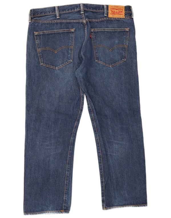 Levi's Jeans rectos 501 para hombre W40 L30 Algodón azul marino